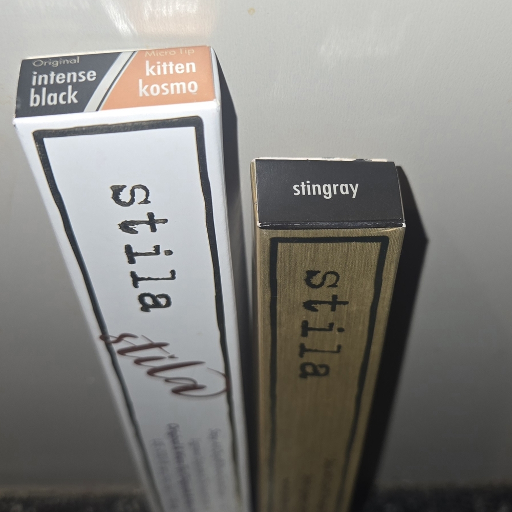 Stila Intense Black and Kitten Kosmo Eyeliners